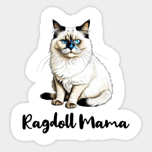 Ragdoll Cat Mama Sticker